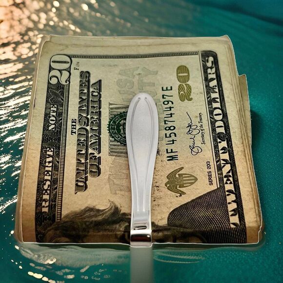 Georg Jensen Estate Money Clip Tie Pin Silver GJ35 - Picture 9 of 15